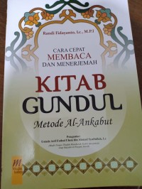 Cara Cepat Membaca dan Menerjemah Kitab Gundul Metode Al-Ankabut