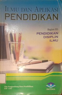 Ilmu Dan Aplikasi Pendidikan