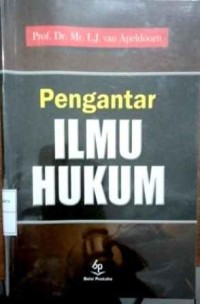 Image of Pengantar Ilmu Hukum
