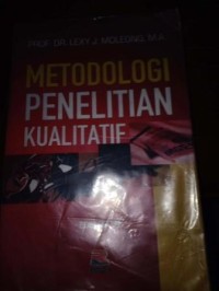 Image of Metodologi Penelitian Kualitatif