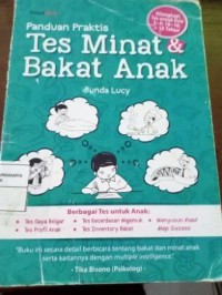 Image of Panduan Praktis Tes Minat Bakat Anak