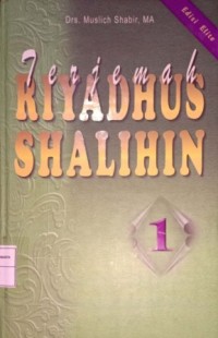 Image of Terjemah Riyadhus Shalihin Jilid 1. Edisi Elite