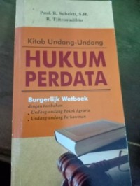 Image of Kitab Undang-Undang Hukum Perdata